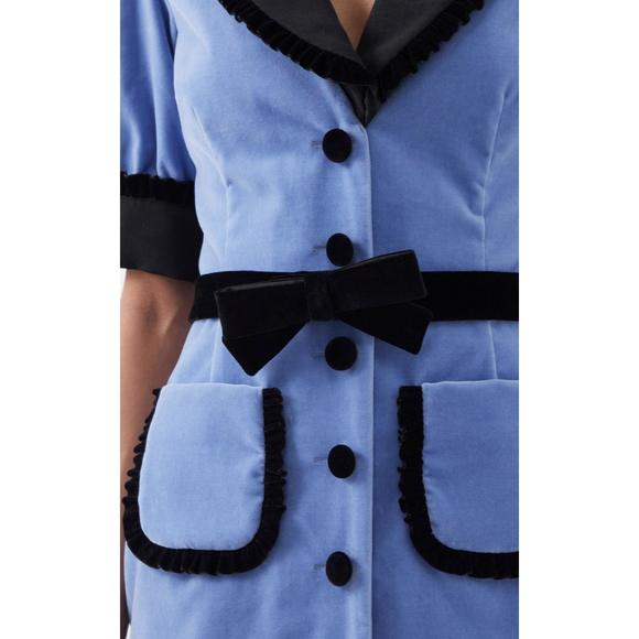 Alessandra Rich - Fitted Velvet Dress - IT 42 - Picture 6 of 7